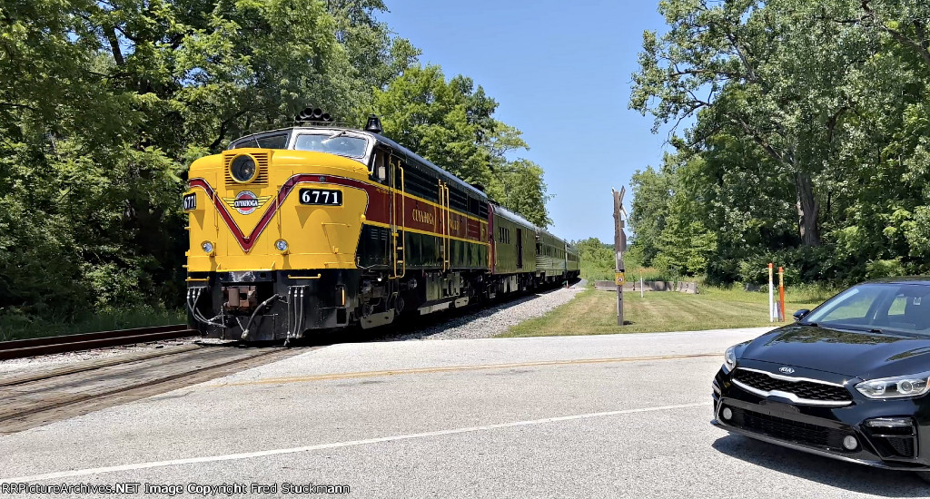 CVSR 6771 clears Fitzwater Rd.